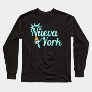 New York statue of liberty Nueva York Long Sleeve T-Shirt